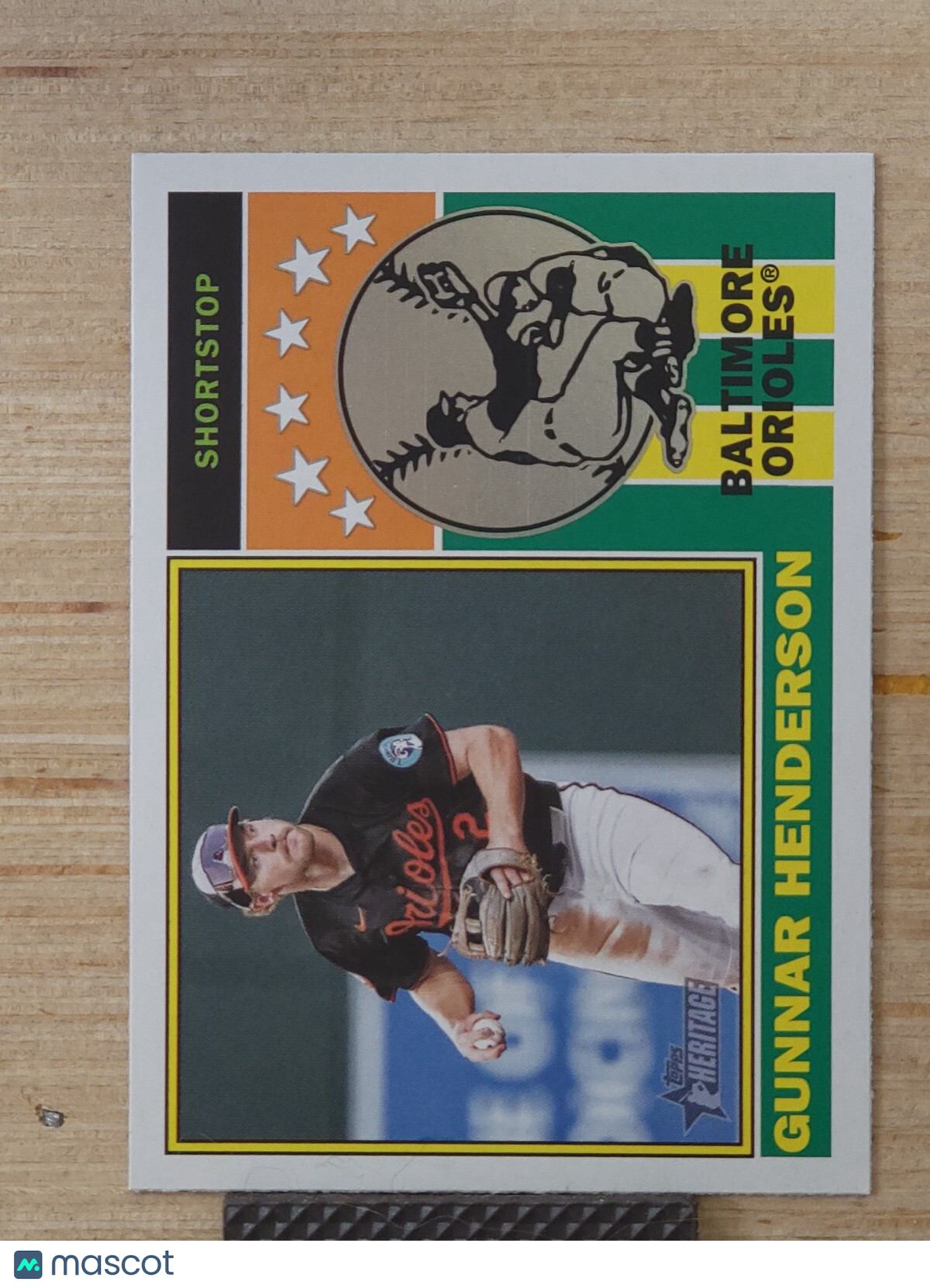 2025 Topps Heritage -'76 Player Icons Gunnar Henderson #76PI-22