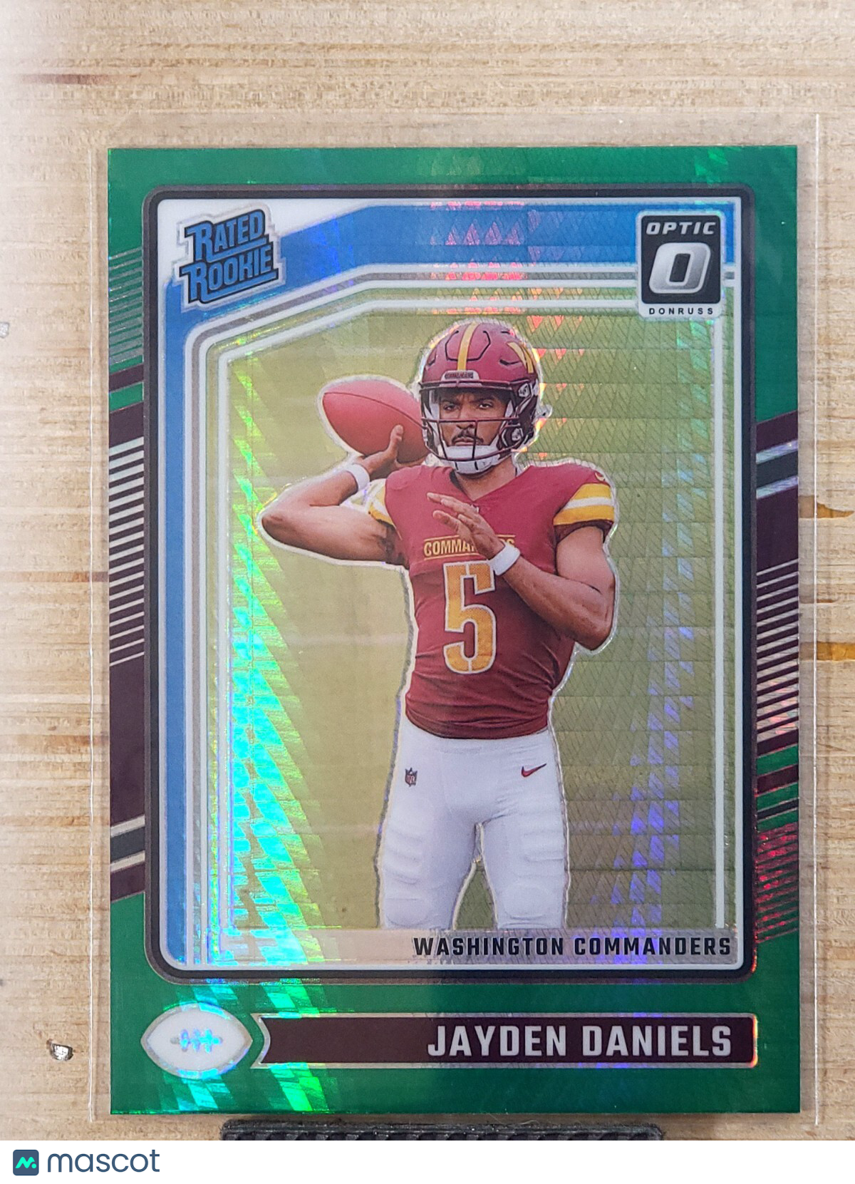 2024 Panini Donruss - Rated Rookie Jayden Daniels #248 Green Hyper