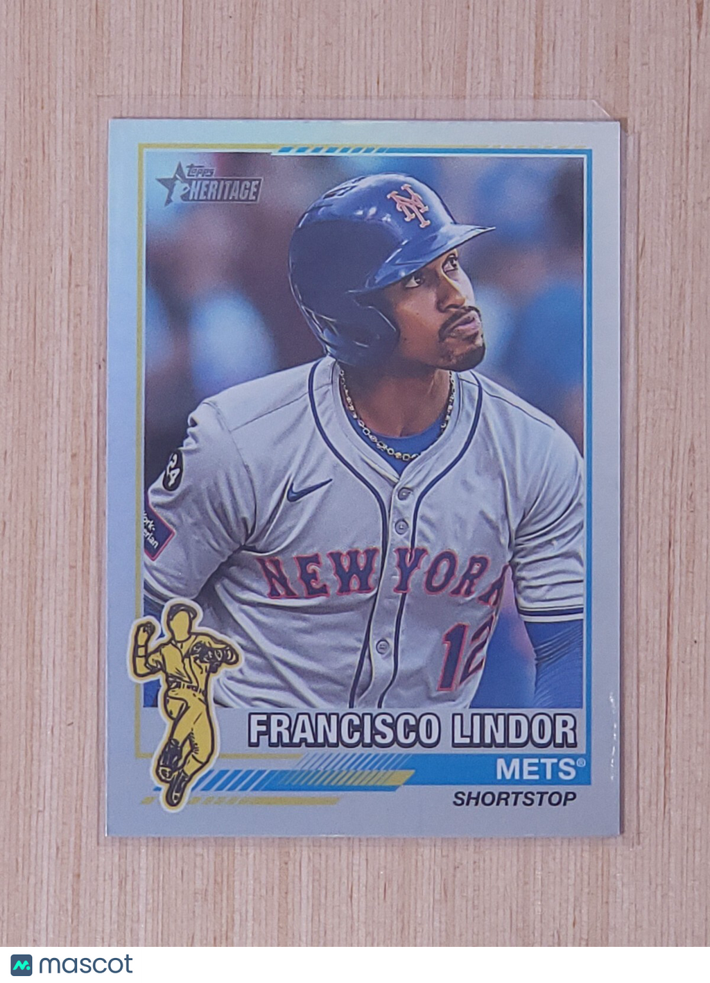 2025 Topps Heritage #76R-13 Francisco Lindor Silver