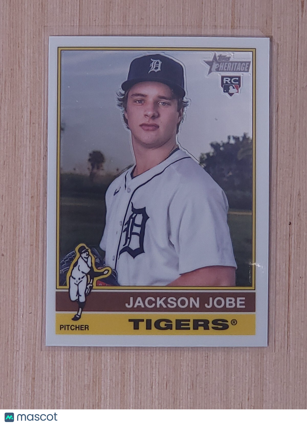 2025 Topps Heritage - Jackson Jobe #389 (RC) Chrome