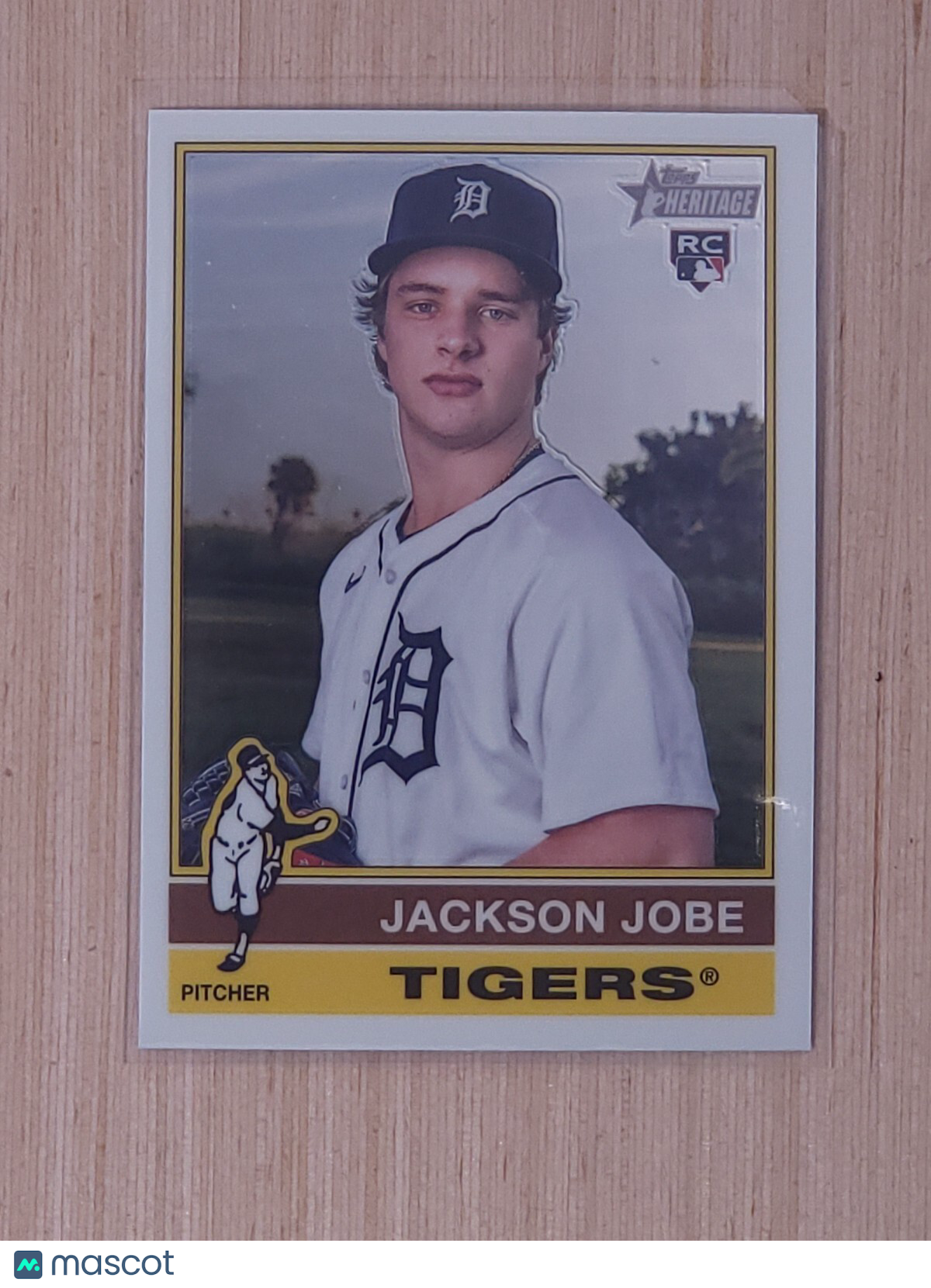 2025 Topps Heritage - Jackson Jobe #389 (RC) Chrome