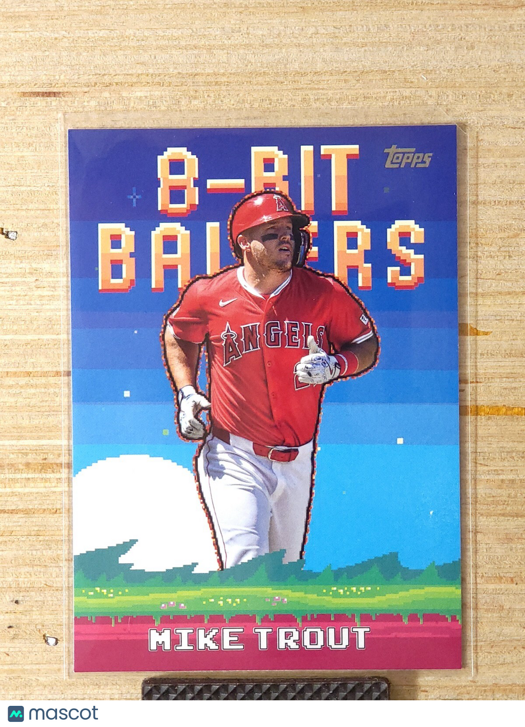 2025 Topps Celebration 8-Bit Ballers #8B-2 Mike Trout