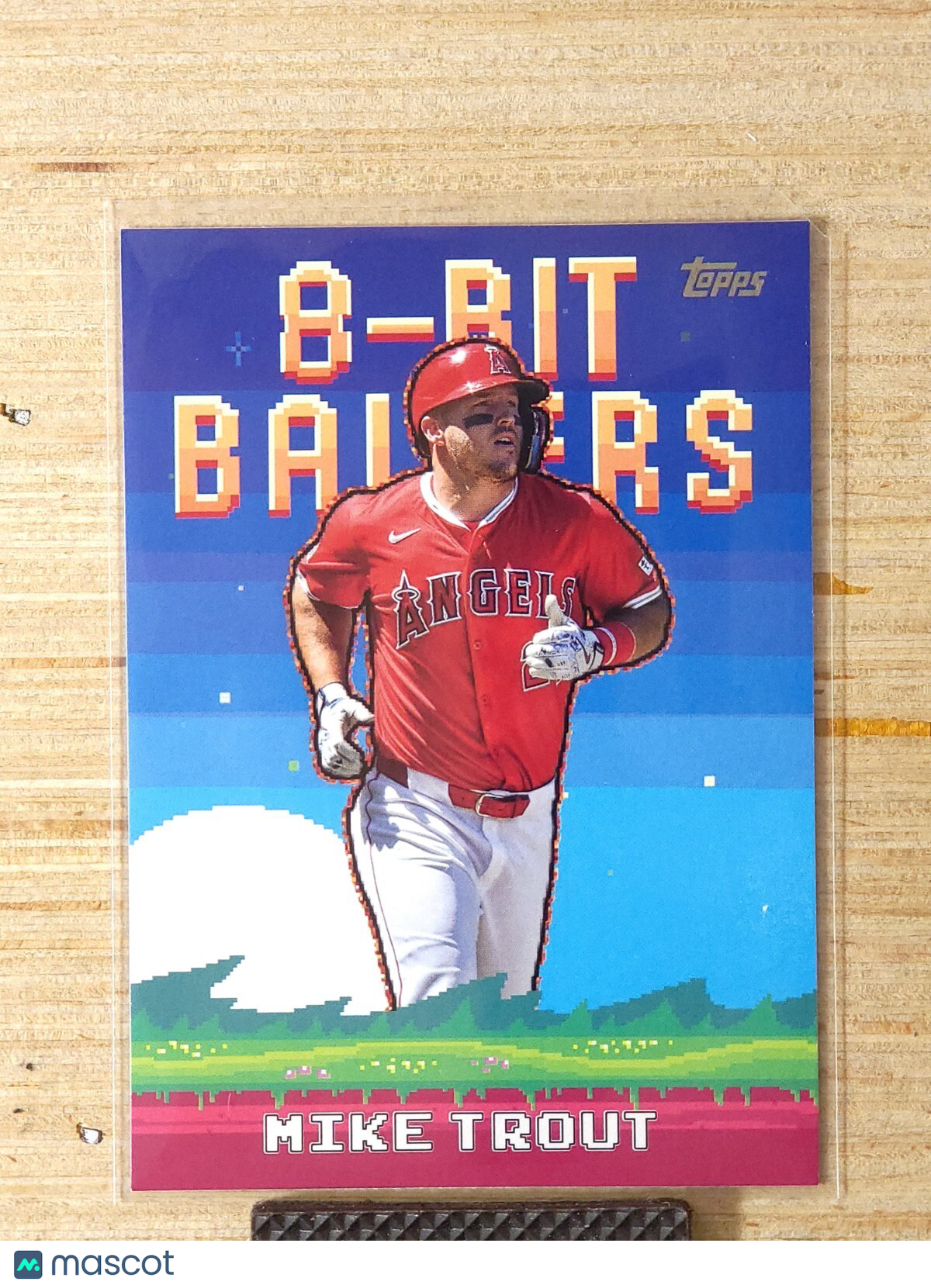 2025 Topps Celebration 8-Bit Ballers #8B-2 Mike Trout