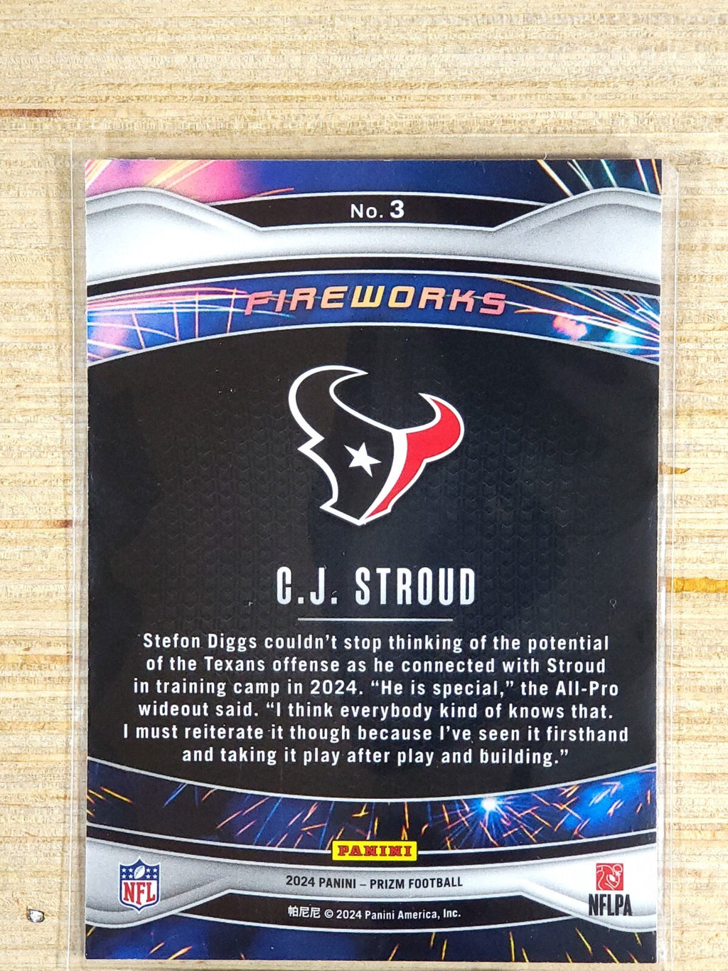 2024 Panini Prizm Fireworks #3 C.J Stroud