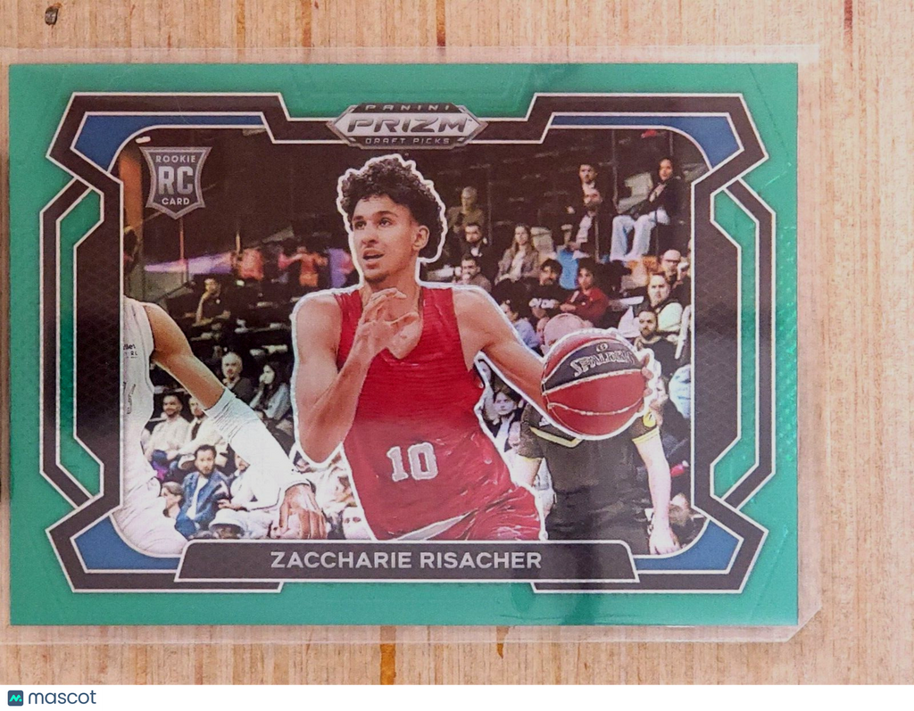 2024 Panini Prizm Draft Picks #69 Zaccharie Risacher Variation Green