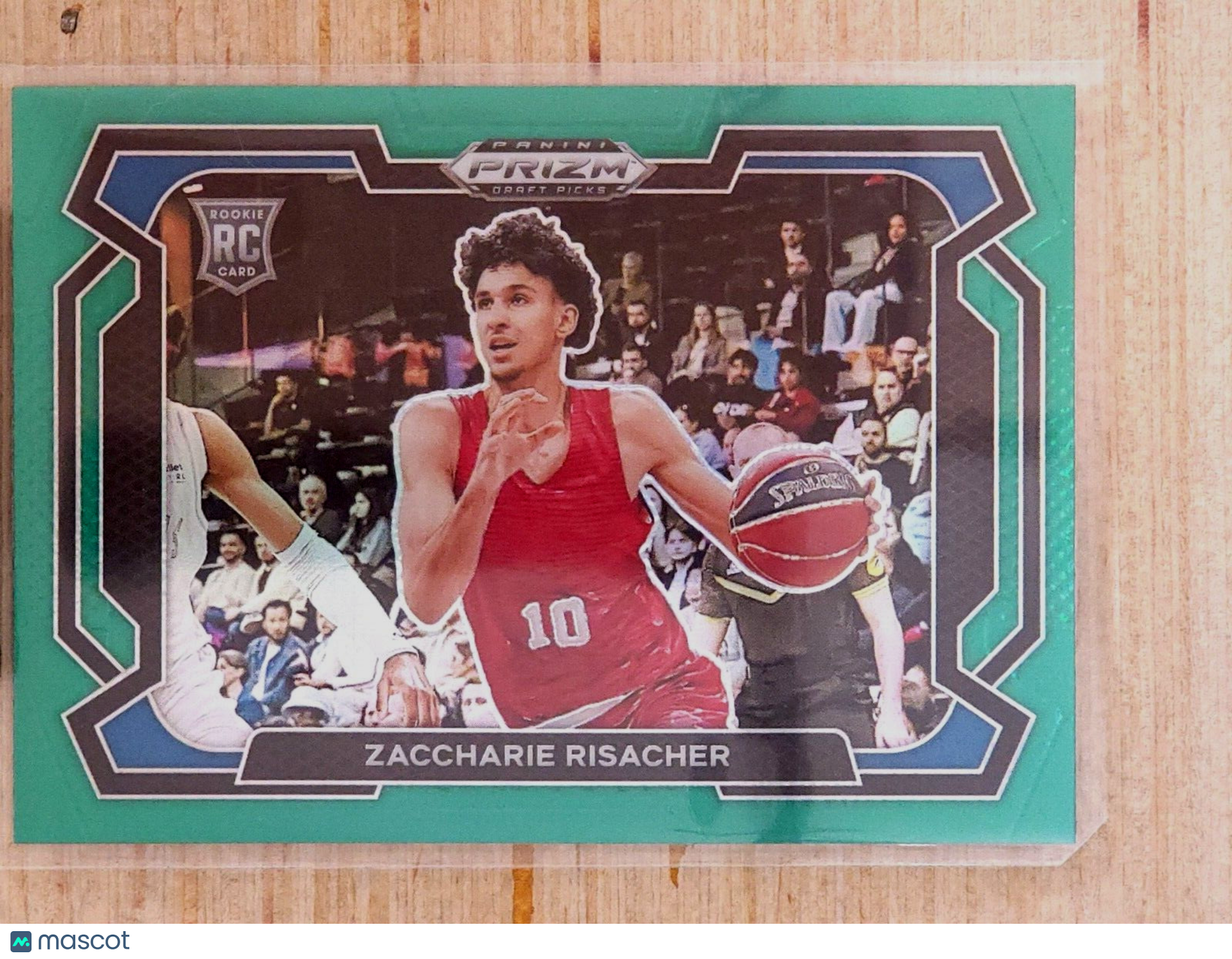 2024 Panini Prizm Draft Picks #69 Zaccharie Risacher Variation Green