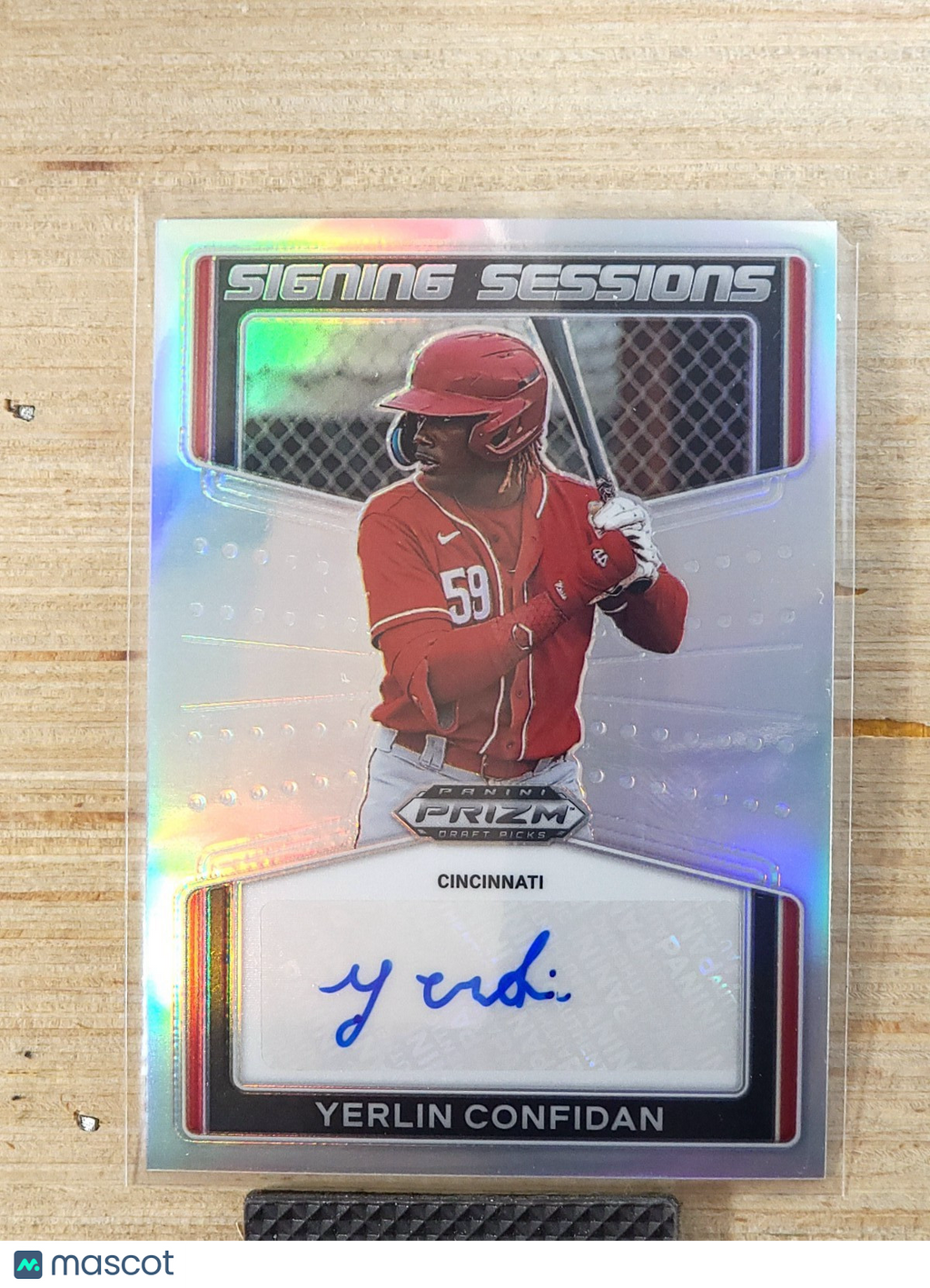 2022 Panini Prizm Draft Picks Signing Sessions #SS-YC Yerlin Confidan