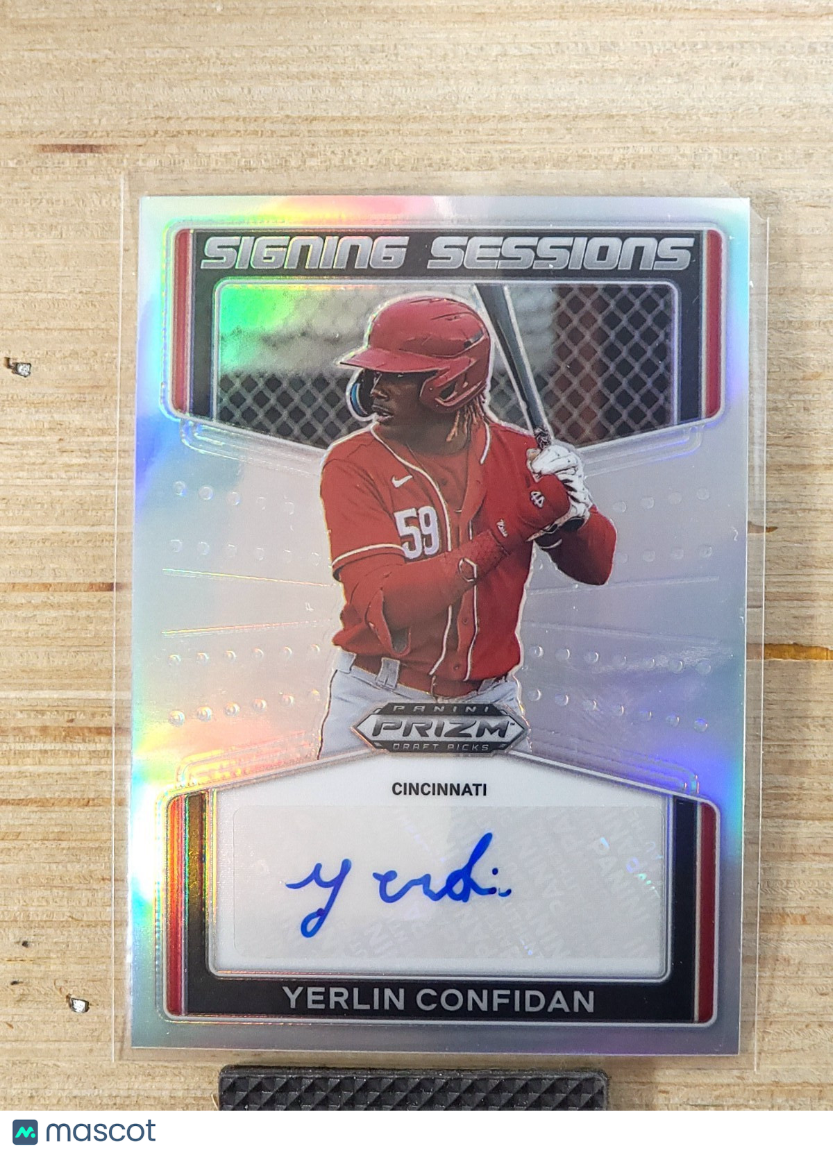 2022 Panini Prizm Draft Picks Signing Sessions #SS-YC Yerlin Confidan