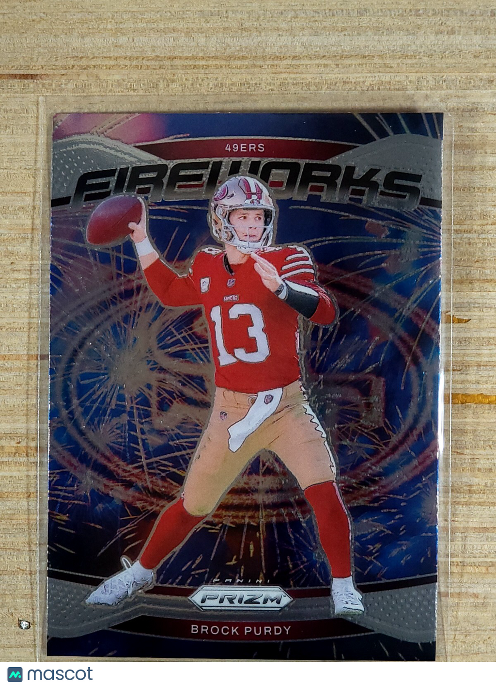 2024 Panini Prizm Fireworks #2 Brock Purdy