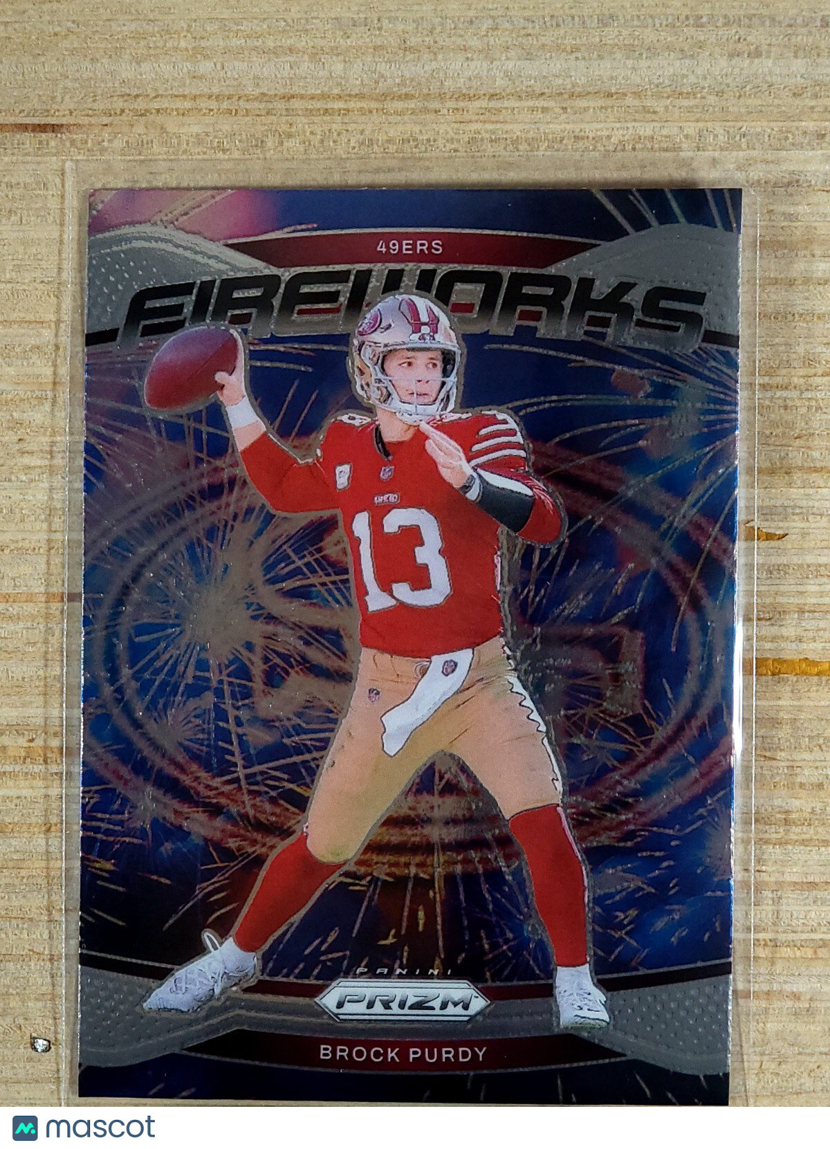 2024 Panini Prizm Fireworks #2 Brock Purdy