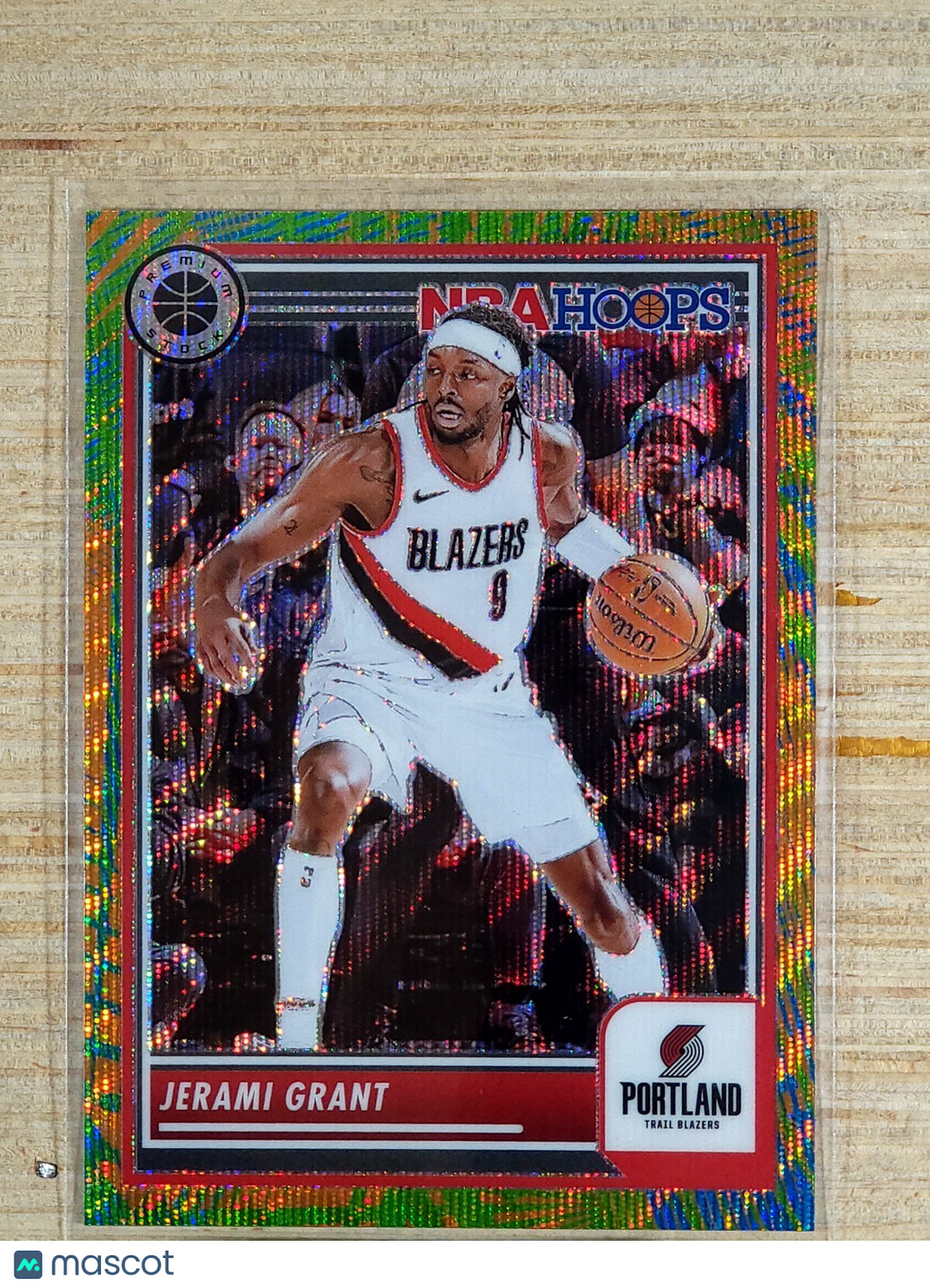 2023-24 Panini NBA Hoops Premium Stock #22 Jermai Grant Multi Wave