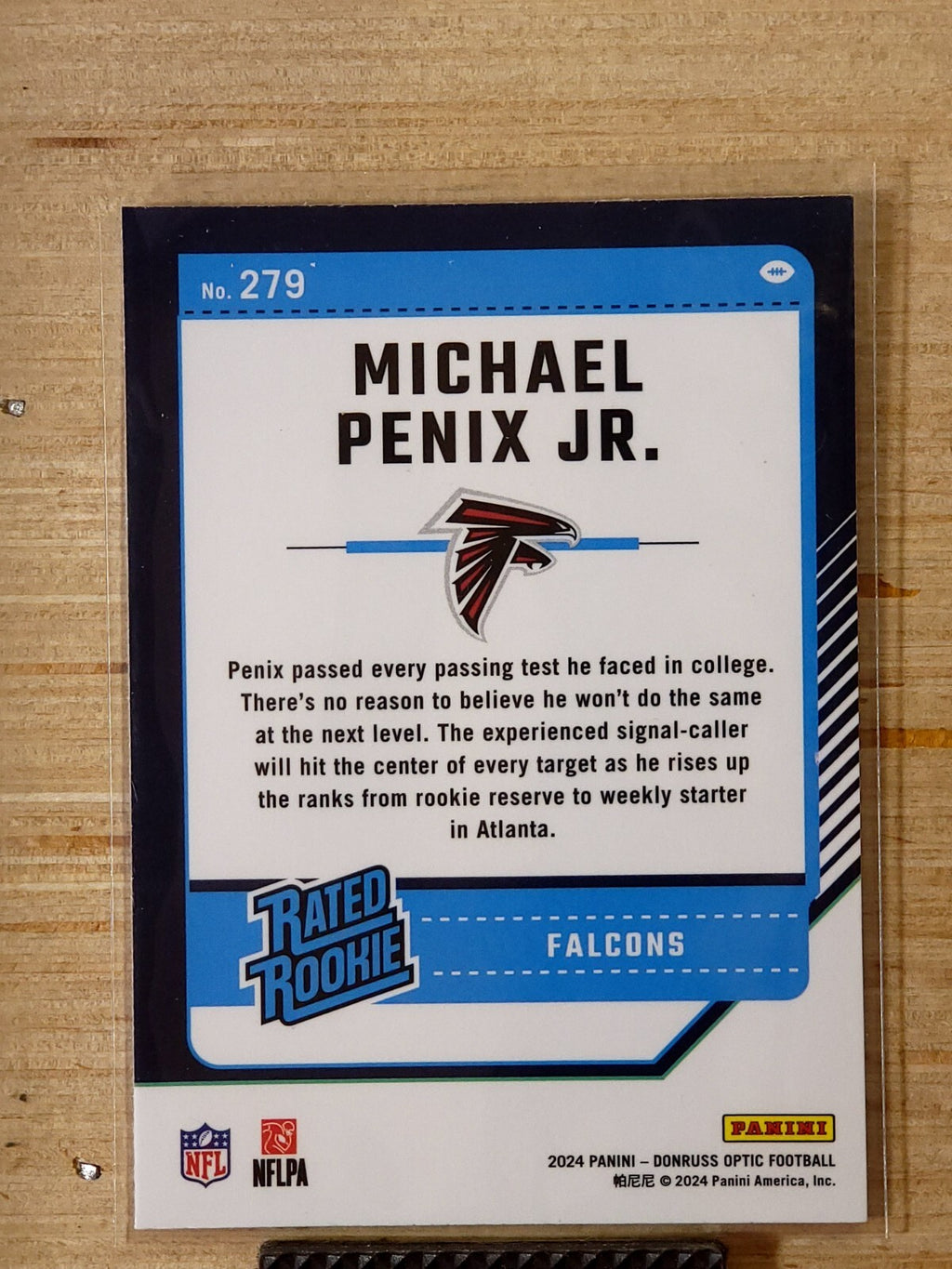 2024 Panini Donruss Optic #279 Michael Penix Jr.