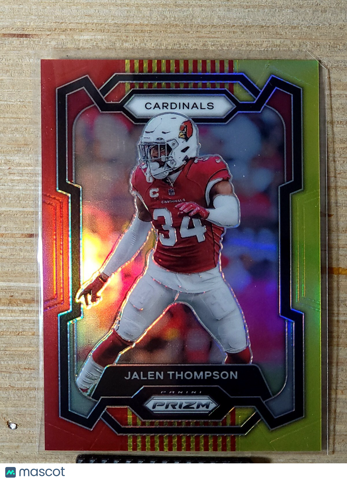 2023 Panini Prizm - #8 Jalen Thompson Red Yellow