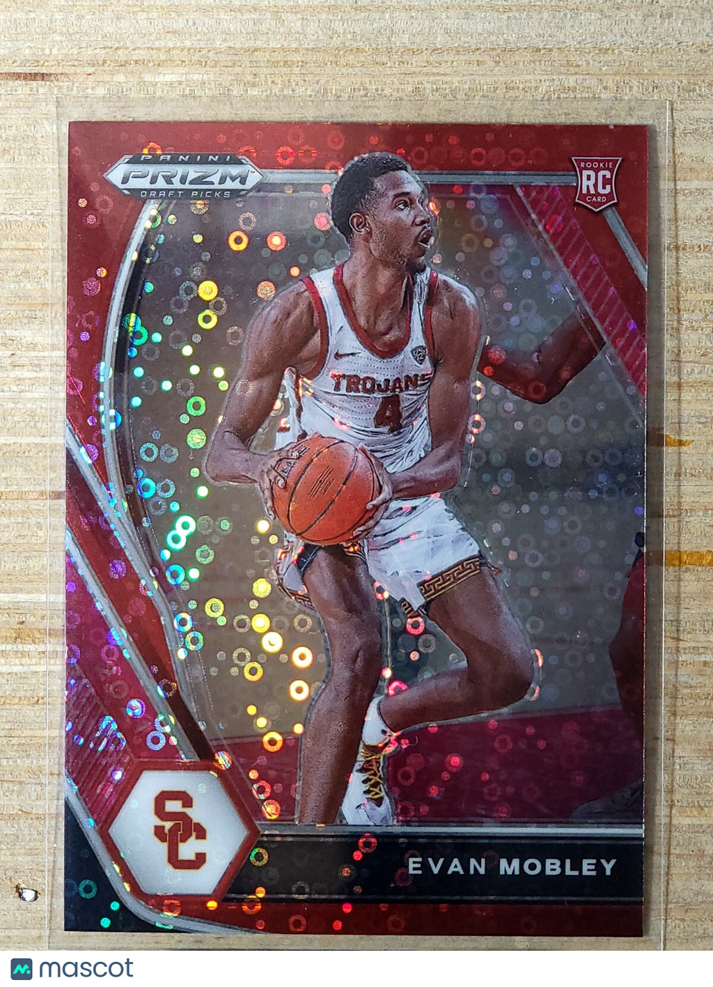 2021-22 Panini Prizm Draft Picks - #2 Evan Mobley  Red Fast Break