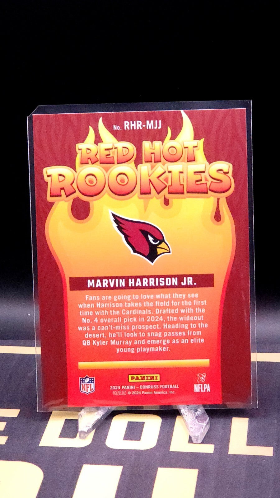 *Free Shipping @ $10* 2024 Donruss Marvin Harrison Jr Red Hot Rookies #RHR-MJJ