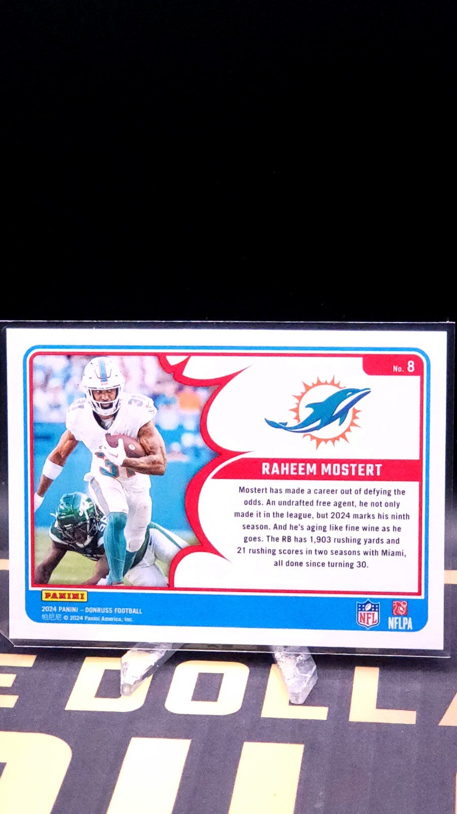*Free Shipping @ $10* 2024 Donruss Football Action All Pros #8 Raheem Mostert