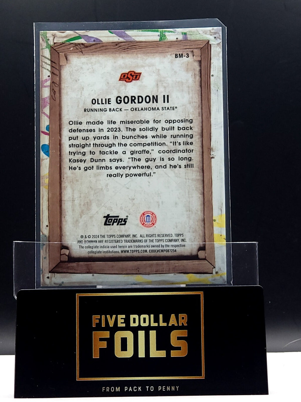 2024 Bowman U Best Masterpieces #BM-3 Ollie Gordon II