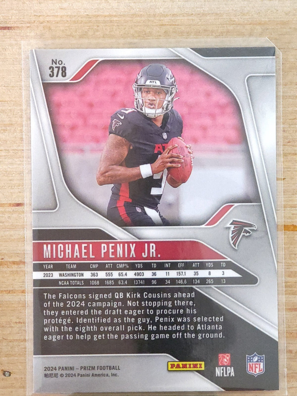 2024 Panini Prizm - Rookies #378 Michael Penix Jr.