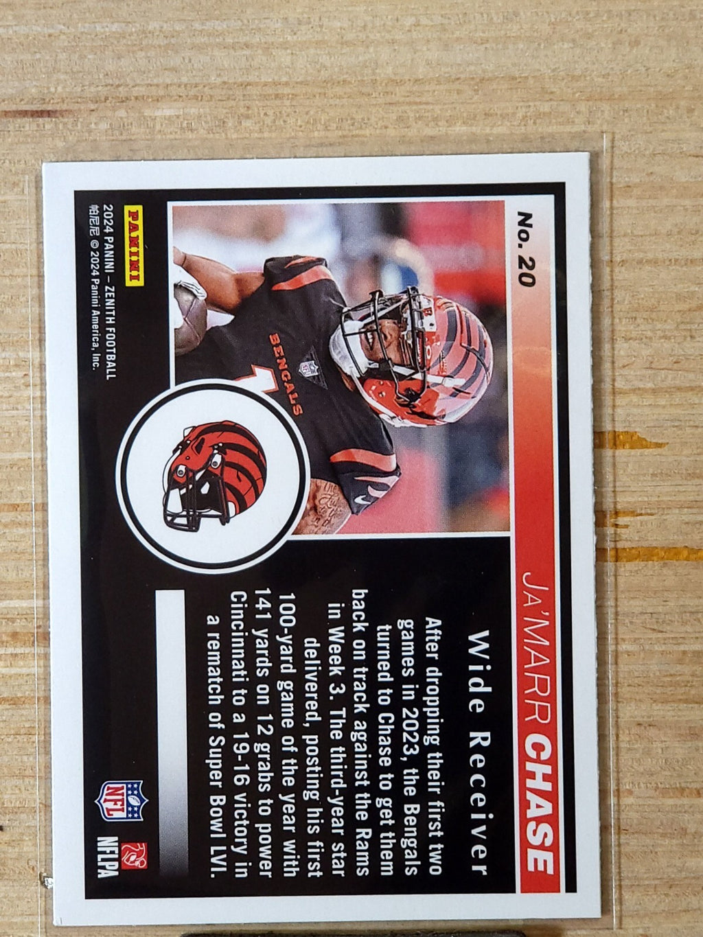 2024 Panini Zenith - Ja'Marr Chase #20