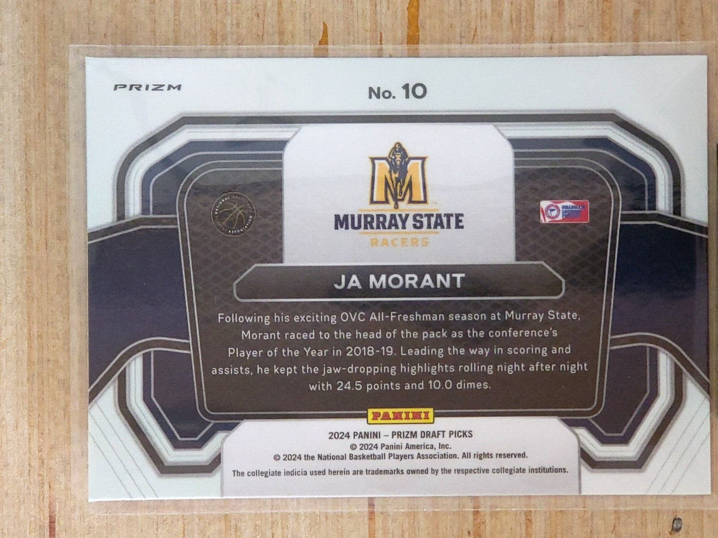 2024 Panini Prizm Draft Picks Campus Legends #10 Ja Morant Orange Ice