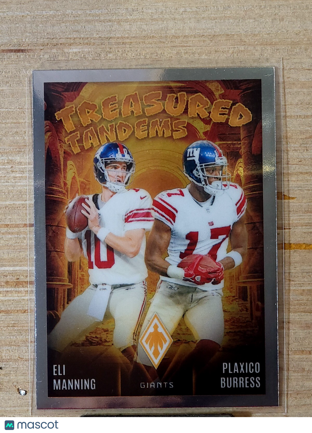 2024 Panini Zenith Treasured Tandems #TT-NYG Eli Manning Plaxico Burress