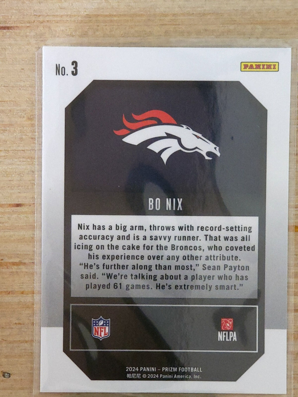 2024 Panini Prizm - Emergent #3 Bo Nix