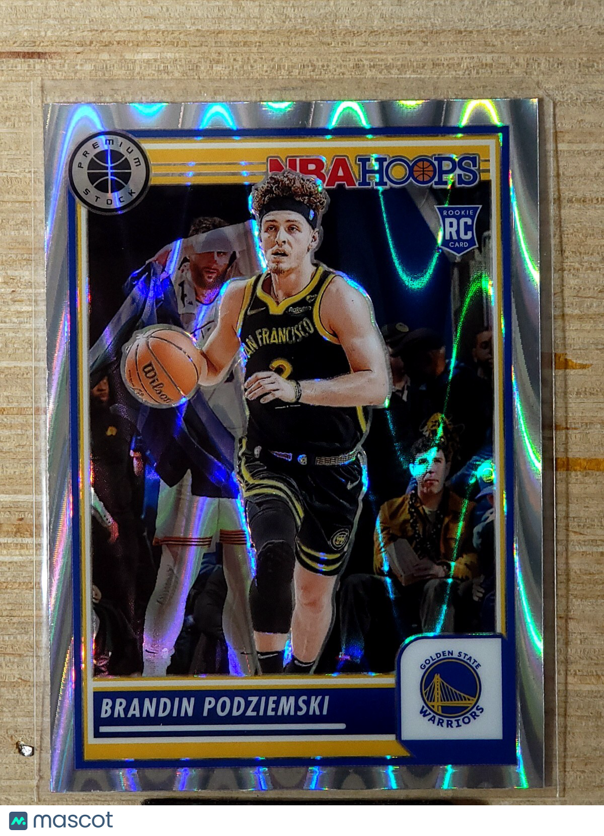 2023 Panini NBA Hoops Premium Stock - #15 Brandin Podziemski Seismic