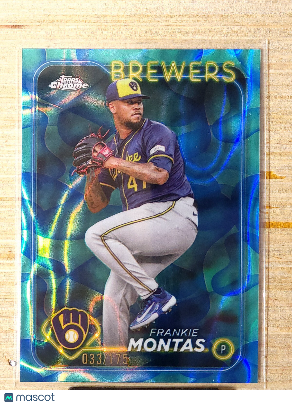 2024 Topps Chrome #USC82 Frankie Montas  Blue Green Lava 033/175