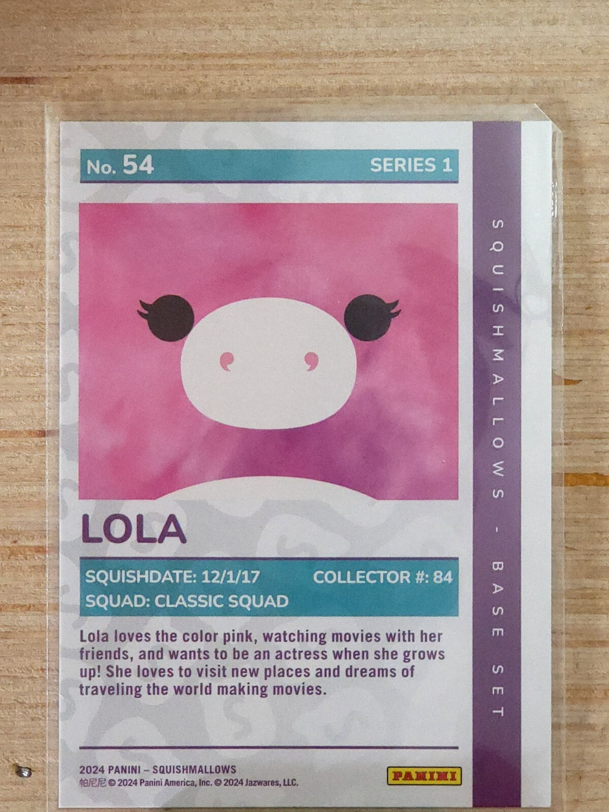 2024 Panini Squishmallows #54 Lola