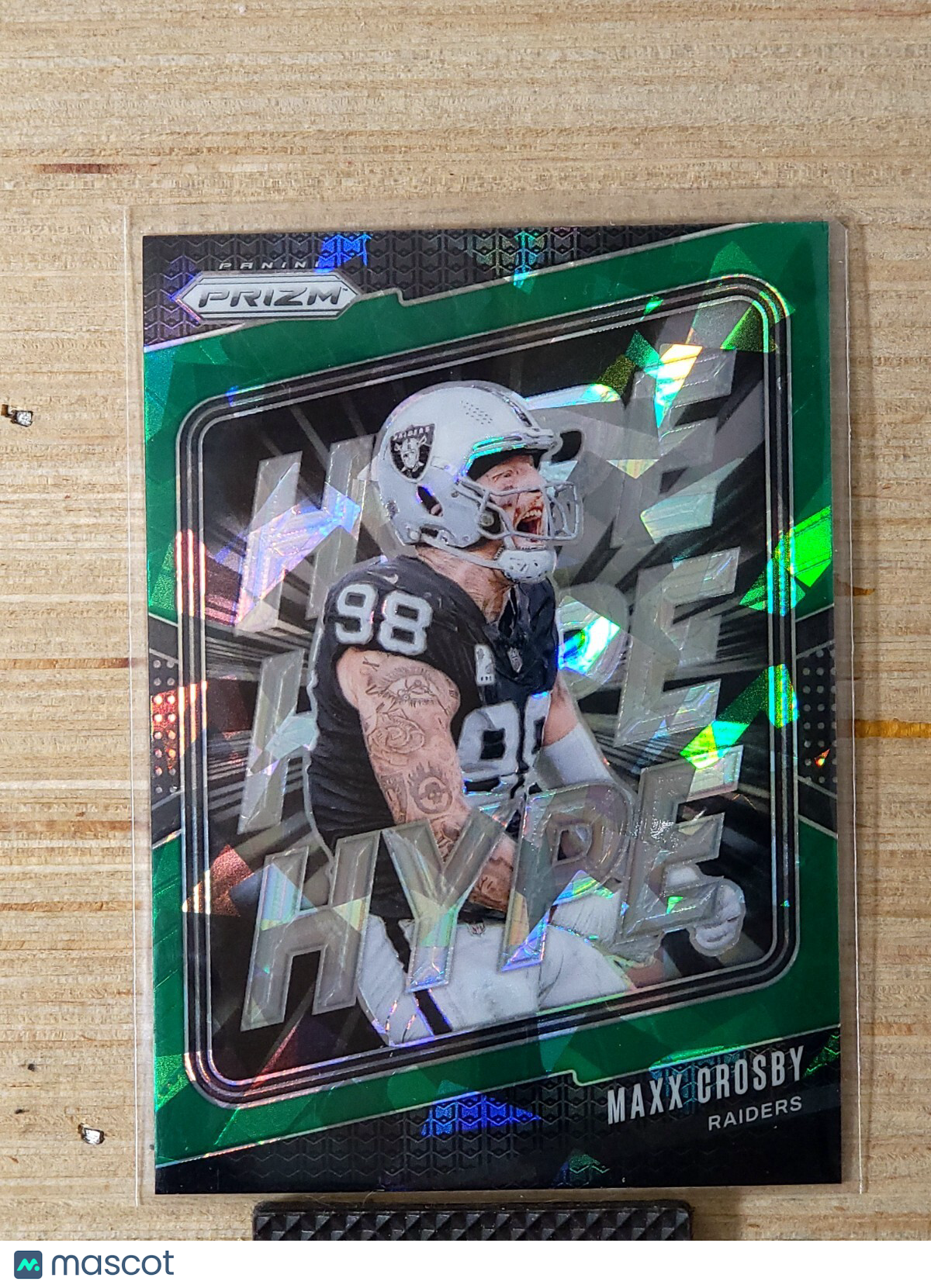 2024 Panini Prizm - Hype Maxx Crosby #9 Green Prizm