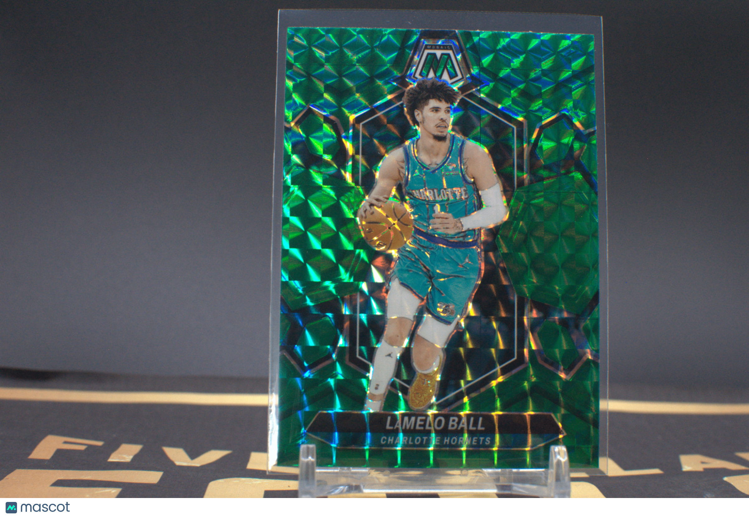 2023-24 Panini Mosaic NBA #122 LaMelo Ball Reactive Green **Free Shipping @ $10+