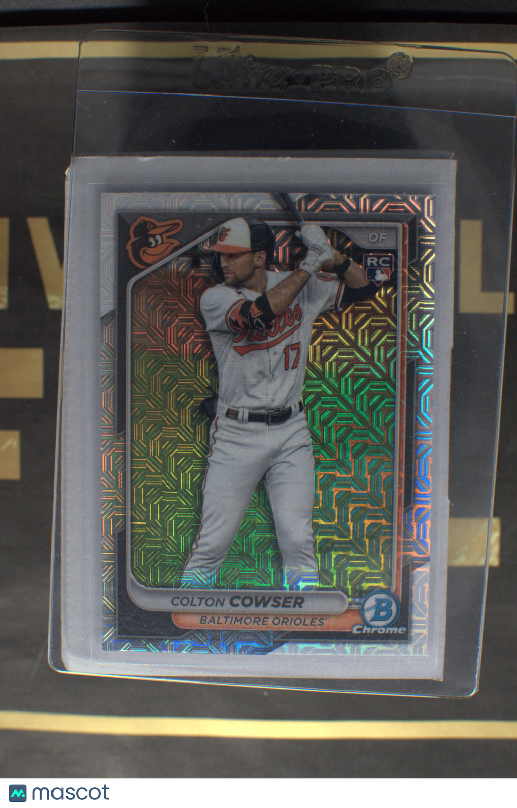 2024 BOWMAN CHROME MOJO BALTIMORE ORIOLES COLTON COWSER #33 *Free Shipping @$10