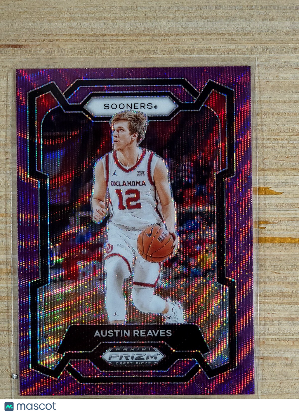 2024 Panini Prizm Draft Picks #40 Austin Reaves Purple Wave