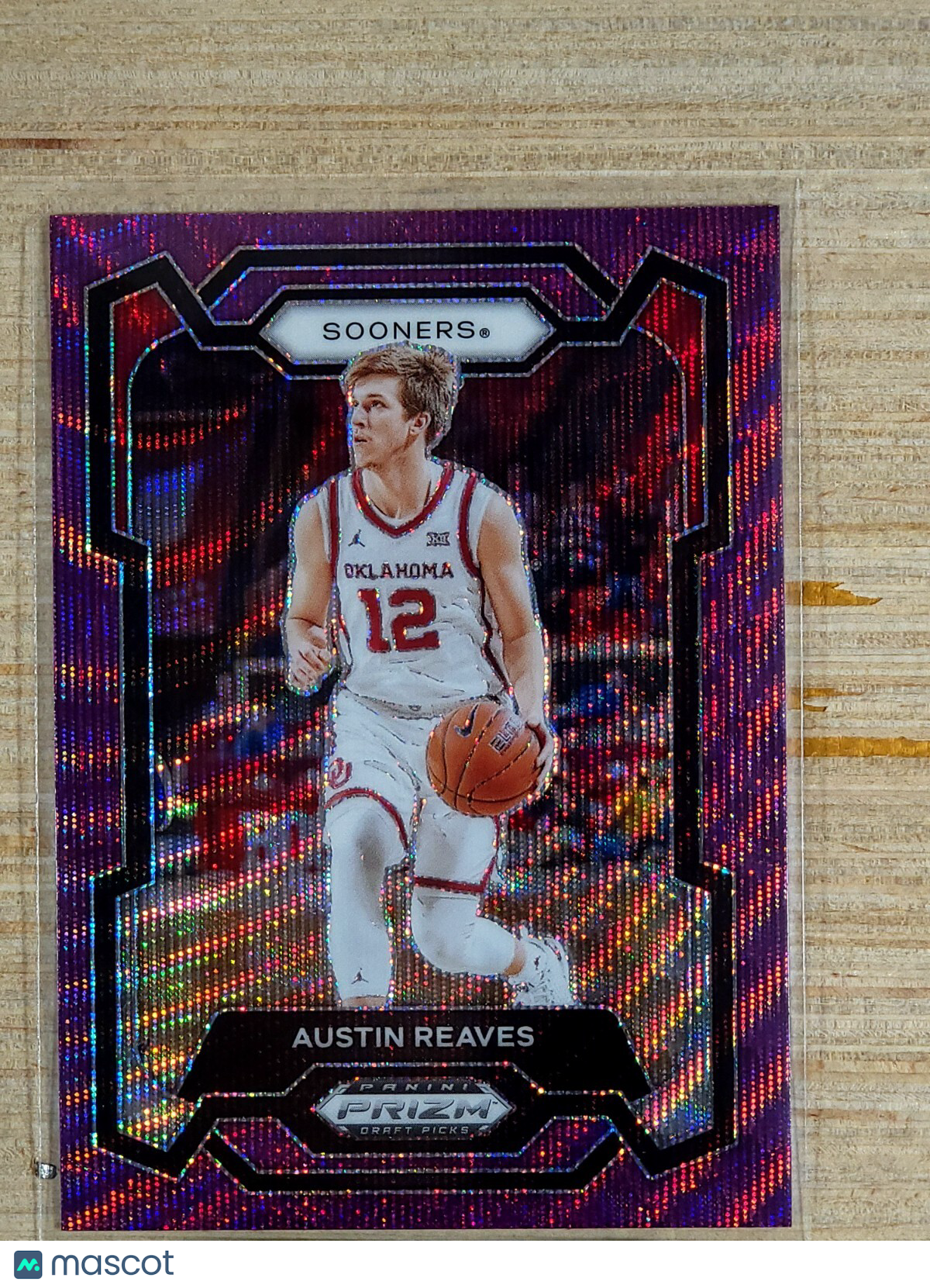 2024 Panini Prizm Draft Picks #40 Austin Reaves Purple Wave