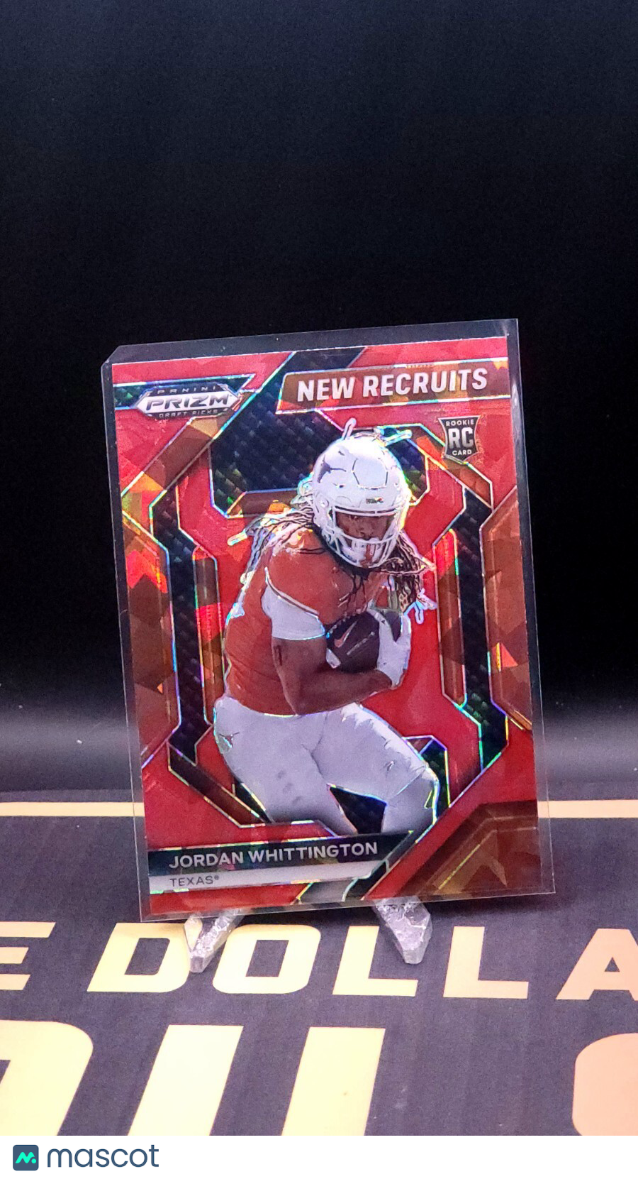 2024 Prizm Draft Picks Jordan Whittington New Recruits Rookie Red Ice NR-JWN