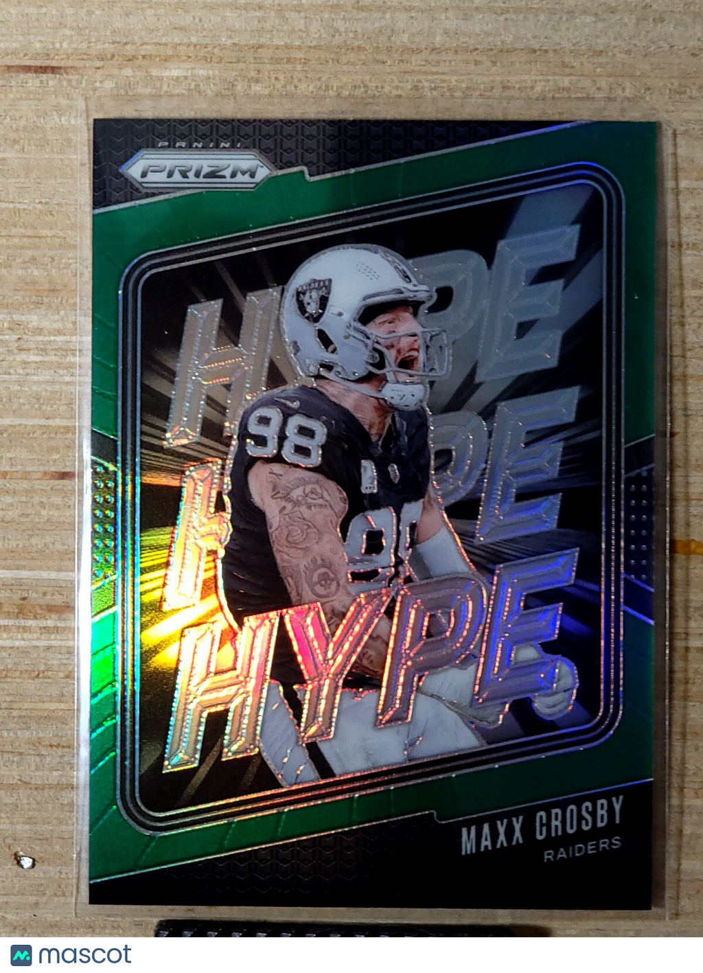 2024 Panini Prizm - Hype #9 Green Maxx Crosby