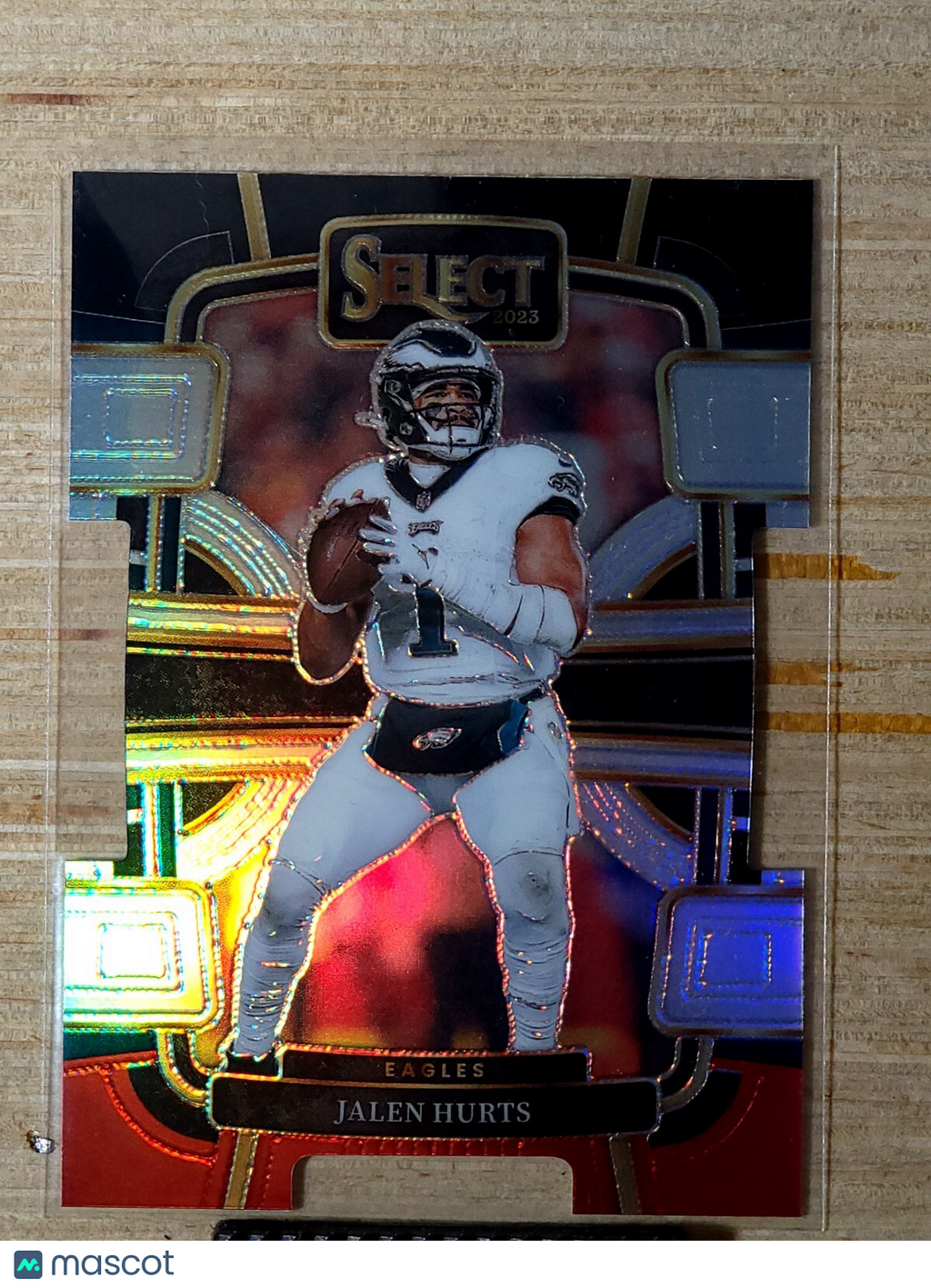 2023 Panini Select - Concourse #79 Jalen Hurts Red Black Die-Cut