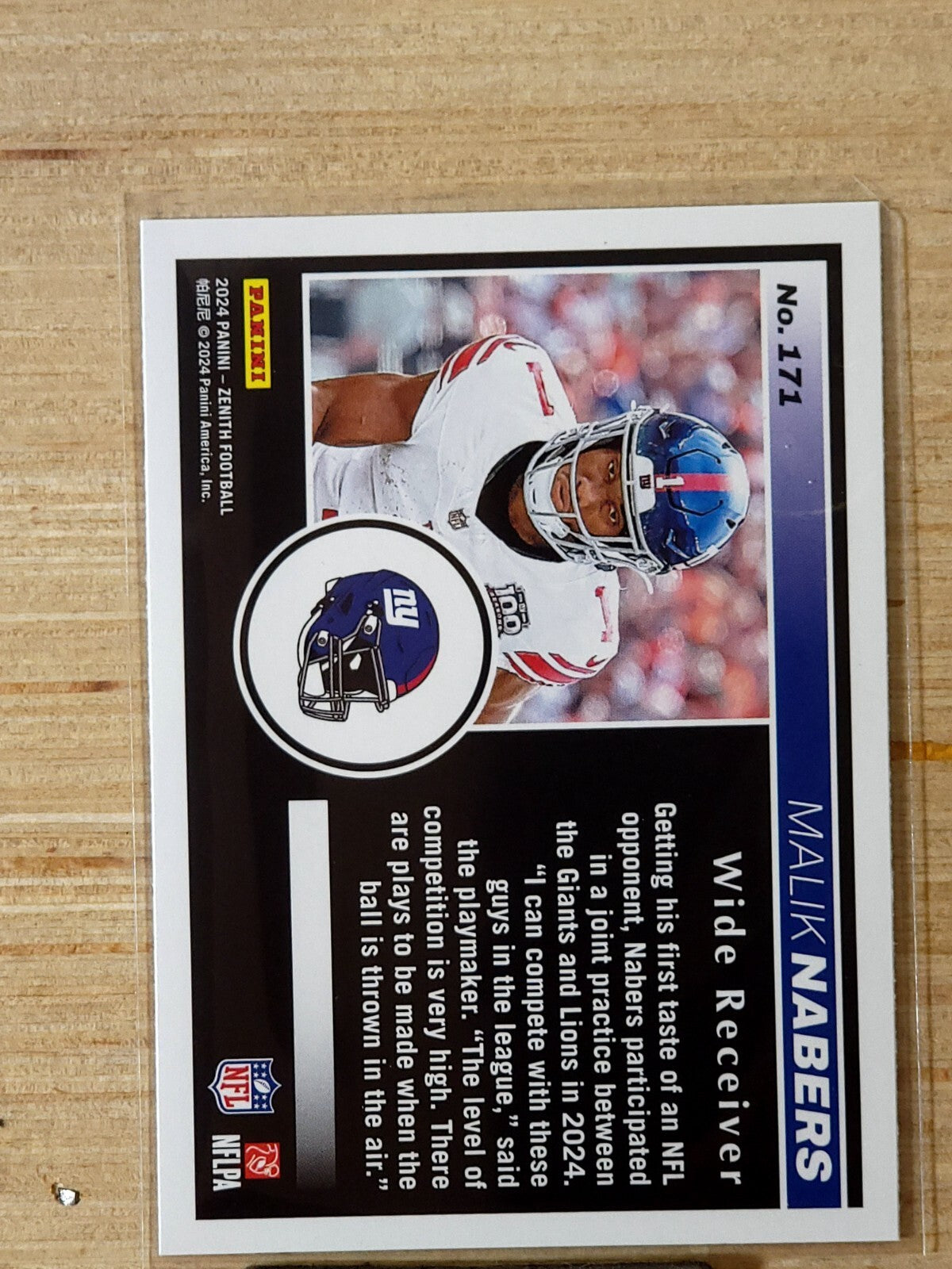 2024 Panini Zenith - Rookies Malik Nabers #171