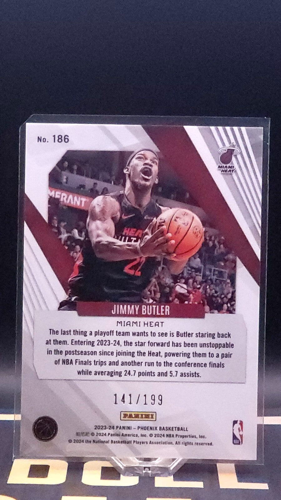 2023-24 Panini Phoenix - #186 Jimmy Butler Red 141/199