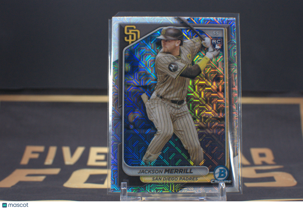 2024 Bowman Chrome Jackson Merrill #27 Mega Box Mojo
