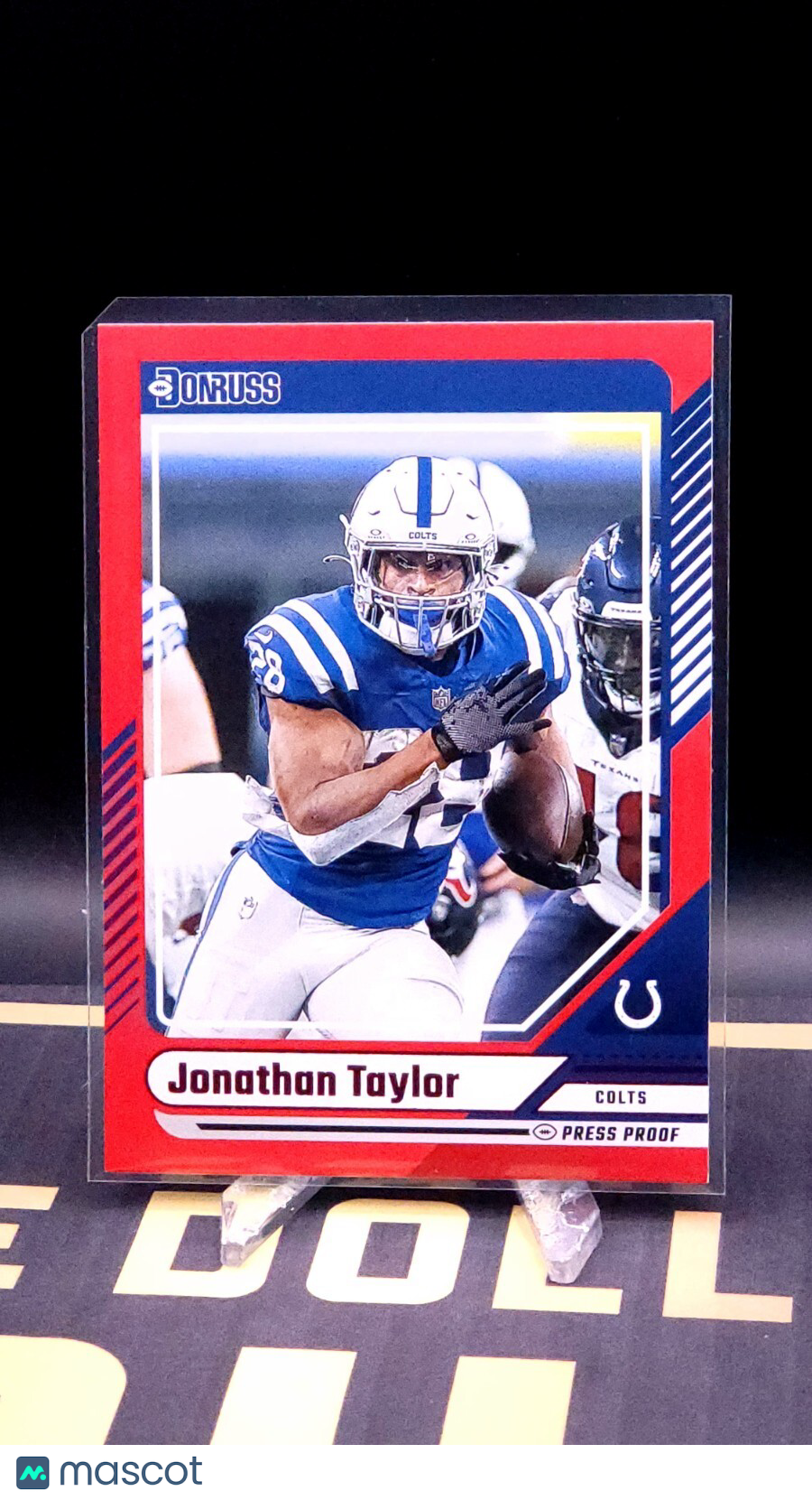 *Free Shipping @ $10* 2024 Donruss - JONATHAN TAYLOR - Red Press Proof -#41