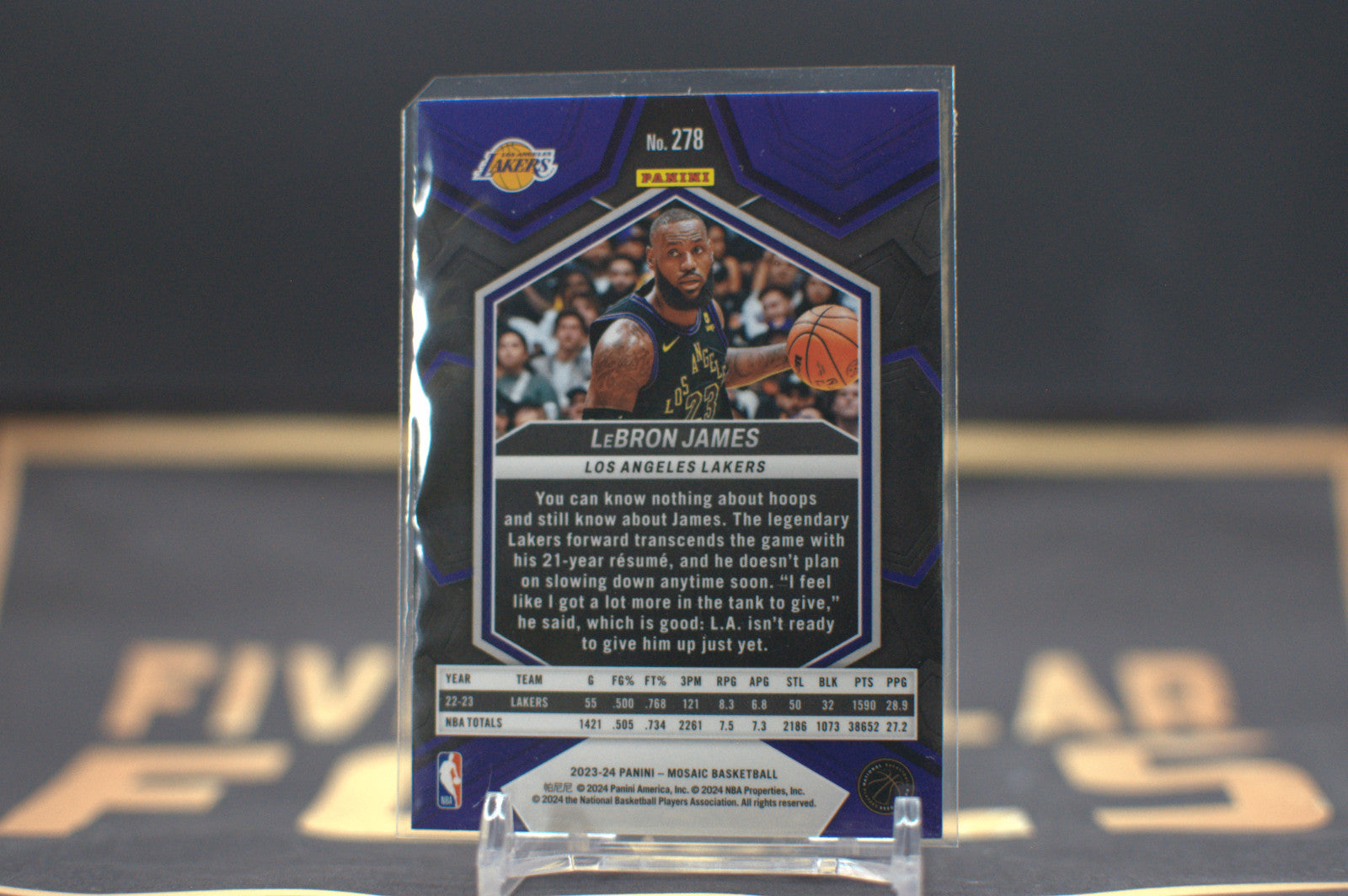 2023 Panini Mosaic LeBron James #278 **Free Shipping @ $10+**