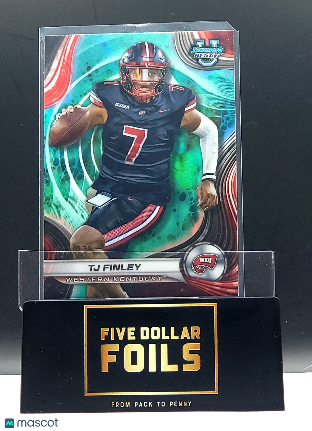 2024 Bowman U Best #63 TJ Finley Aqua 043/225