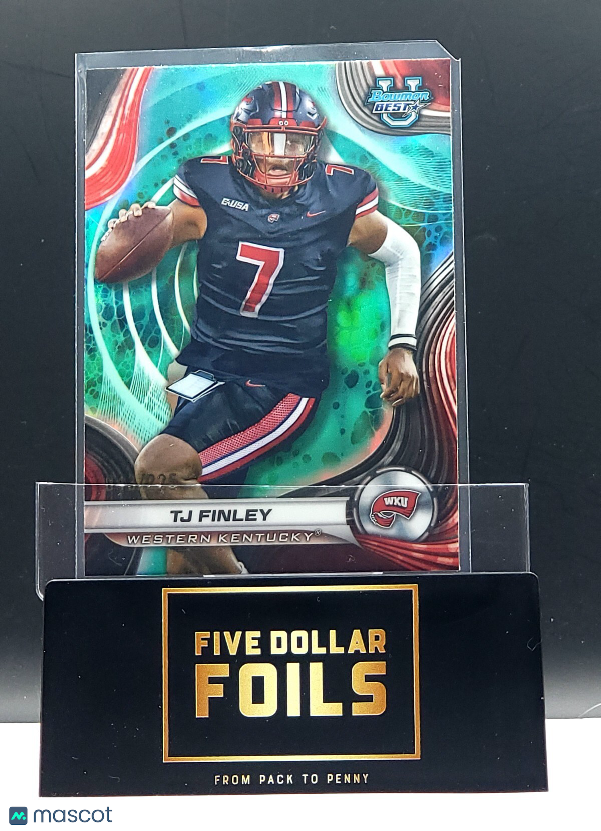 2024 Bowman U Best #63 TJ Finley Aqua 043/225