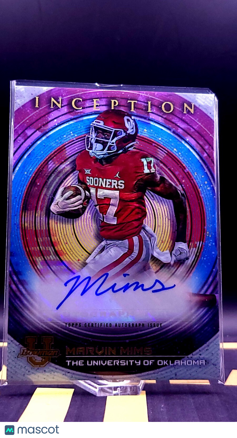 2022-23 Bowman Inception University - Autographs #BIA-MMS Marvin Mims (AU, RC)