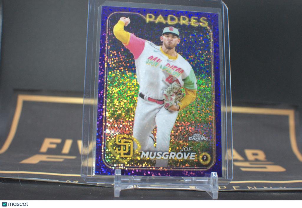 2024 Topps Chrome Joe Musgrove Purple Speckle #192 042/299 **Free Shipping @ $10