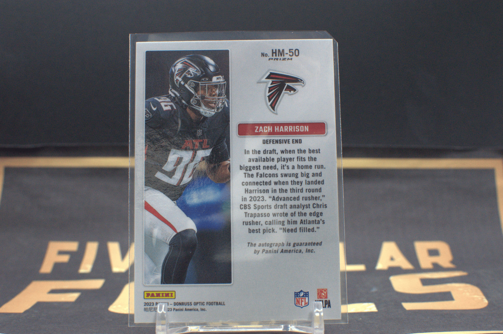 Zach Harrison 2023 Donruss Optic NFL Hash Marks Auto #HM-50 Free Shipping @ $10