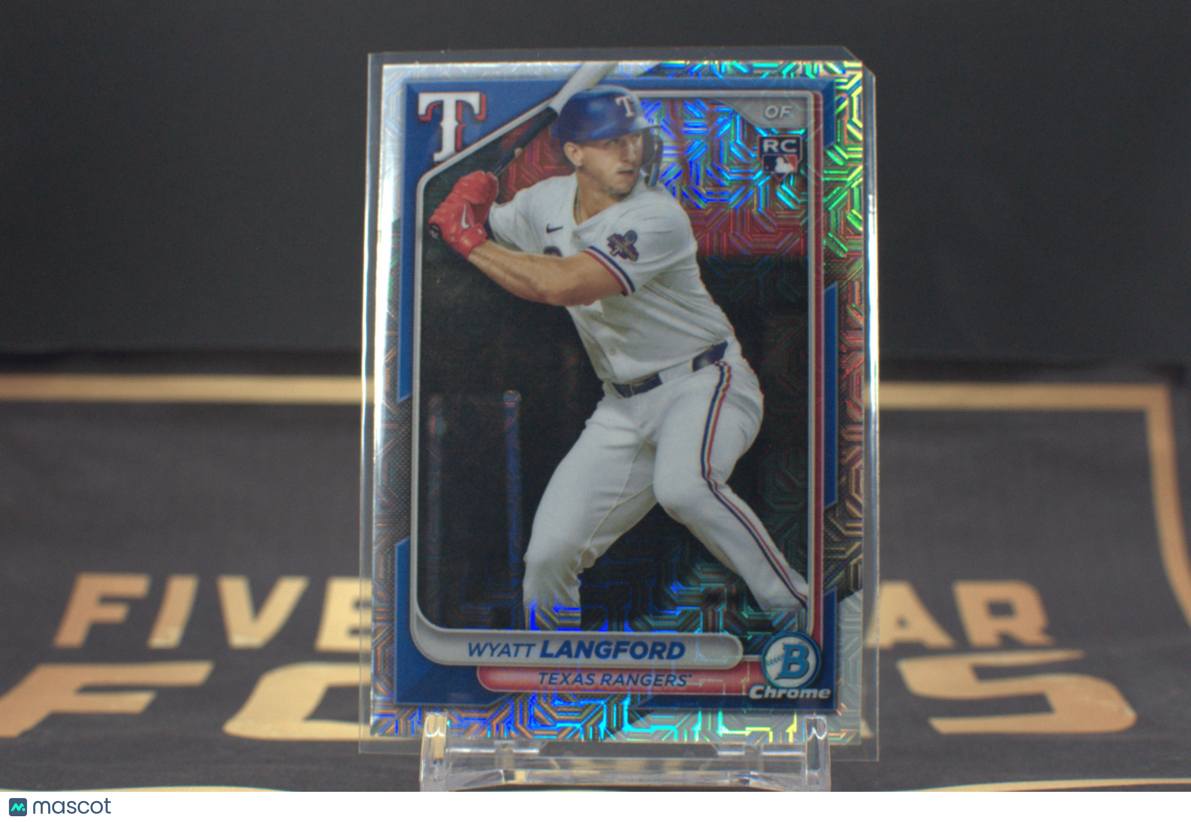 2024 Bowman Chrome Wyatt Langford #71 Mega Box Mojo **Free Shipping @ $10+**