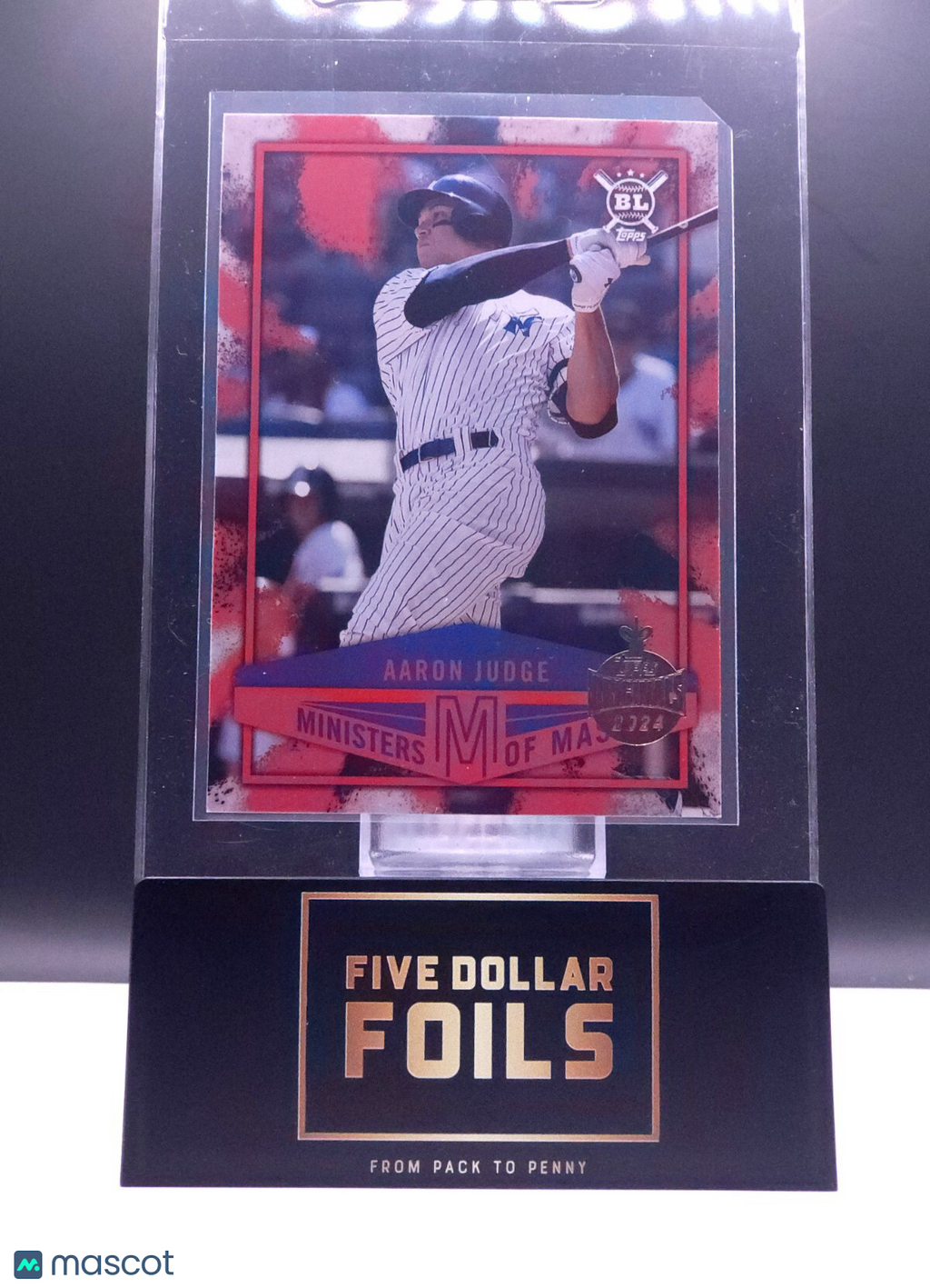 *Free Shipping @ $10* 2024 Topps Holiday Aaron Judge 2018 Ministers of Mash MI-1