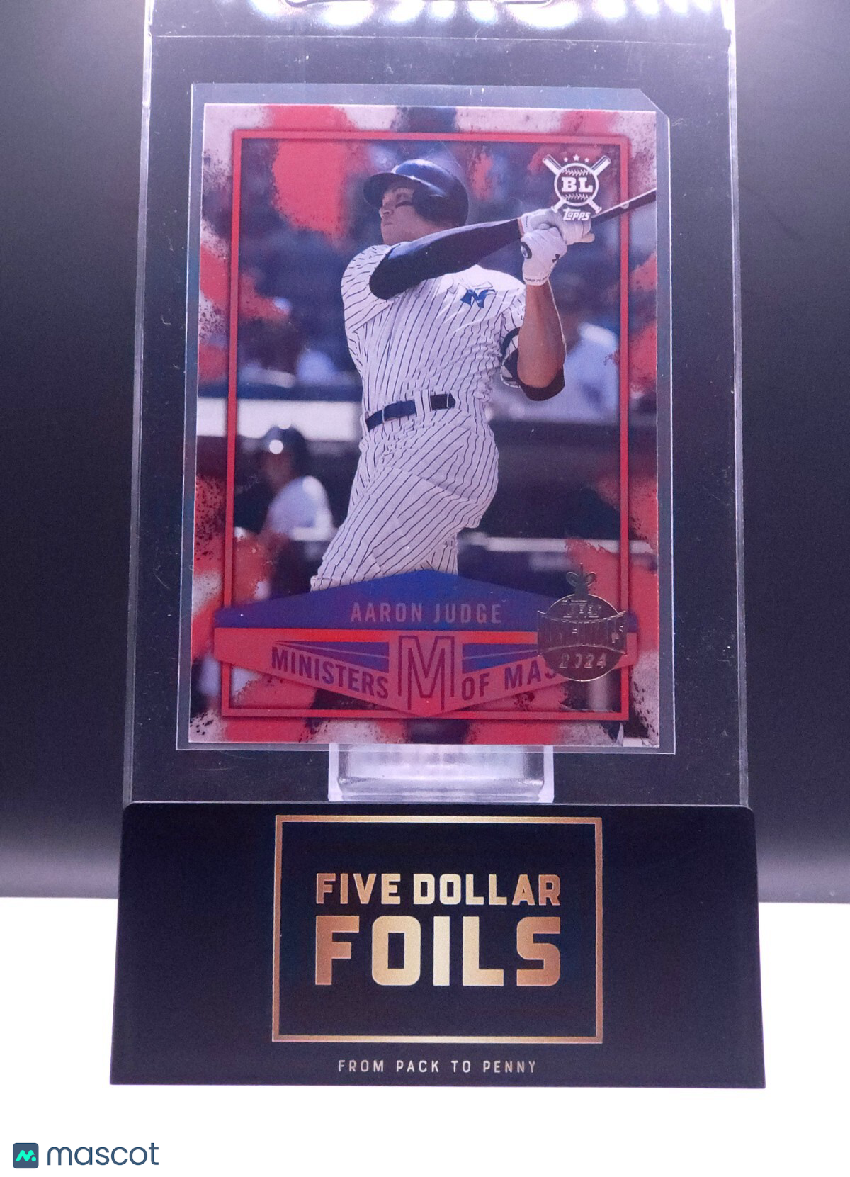 *Free Shipping @ $10* 2024 Topps Holiday Aaron Judge 2018 Ministers of Mash MI-1